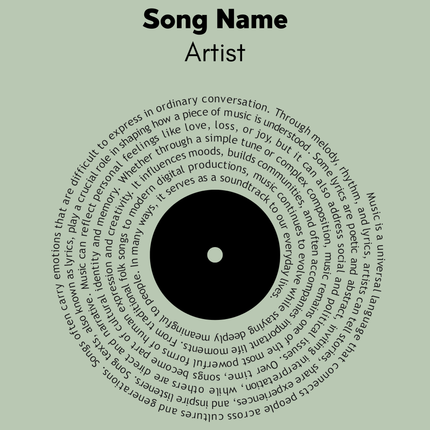 Custom Music Wall Art EU